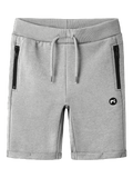 NKMVimo Sweat Shorts, Grey Melange