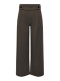 JDYGeggo Life New Long Pant, Chocolate Brown - Black Buttons