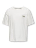 KOGHelen Life Loose Printed Tee, Cloud Dancer - Lemonade