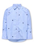 KOGNew Linagrace Shirt, Moonlight Blue - Stripe Midnight Blue Heart Emb.