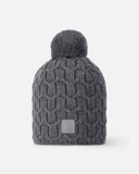 Nyksund Lasten Villapipo, Melange Grey