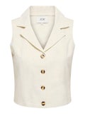 JDYMilan Linen Waistcoat, Oatmeal - Melange