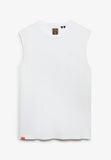 Organic Cotton Essential Logo Tank Top, OPTIC