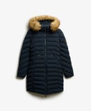 Fuji Faux Fur Hood Mid Length, Eclipse Navy