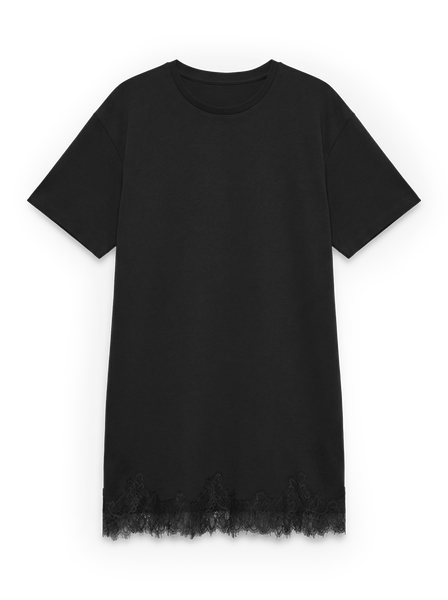 VMSara Mette Lace Dress, Black - Lace