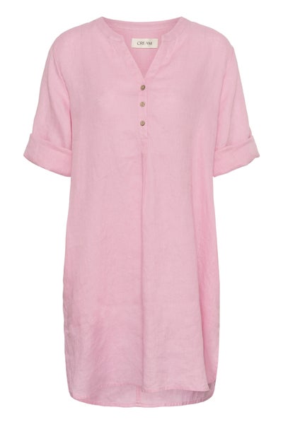 CRBellis Caftan Short Dress, Pink Nectar
