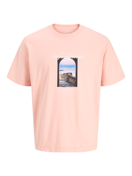 JORNorrebro Photo Tee Crew Neck, Peach Melba
