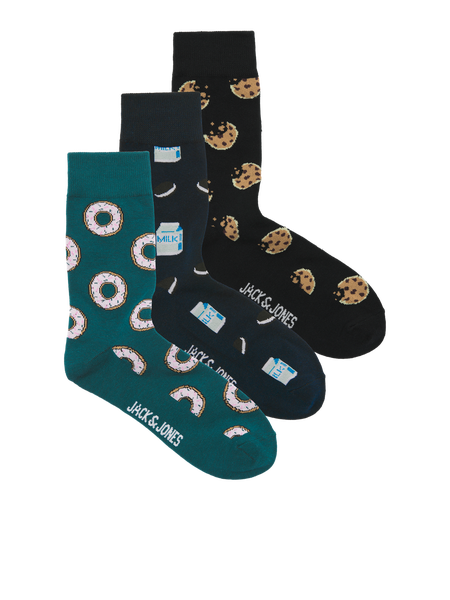 JACCookies Socks 3 Pack, Mediterranea