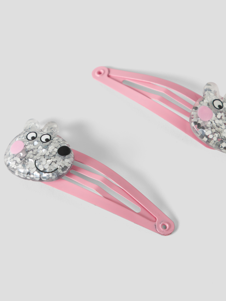 NMFArna Peppa 2P Hairclips, Pink Drink