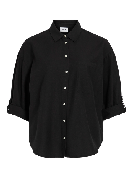 VIPrisilla Loose Shirt, Black Beauty
