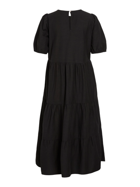 VIPrisilla 2/4 Midi Dress, Black Beauty
