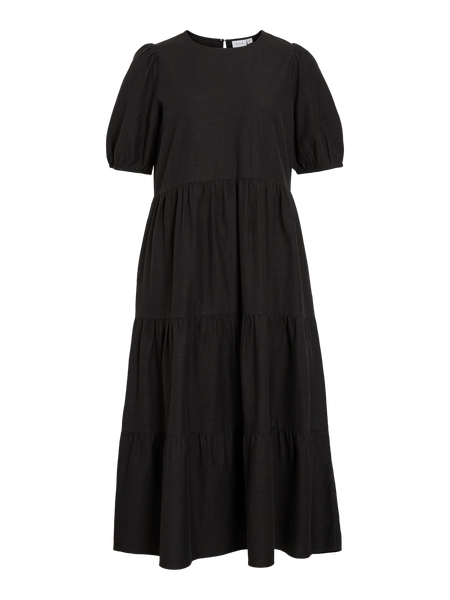 VIPrisilla 2/4 Midi Dress, Black Beauty