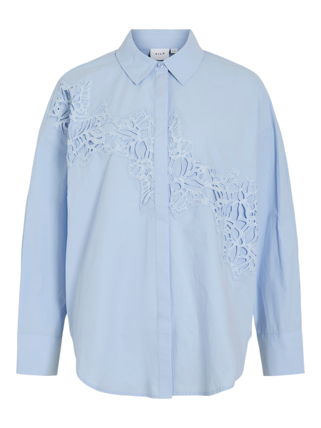 VILukka Lace Shirt, Nantucket Breeze