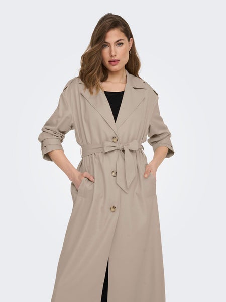 ONLLine X-Long Trenchcoat, Humus