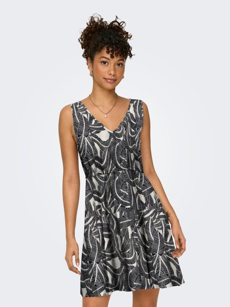 ONLNova Life Vis Sara String Dress, Vaporous Gray