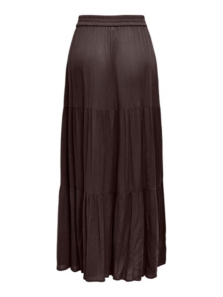 ONLMikka Long Skirt, Black Coffee