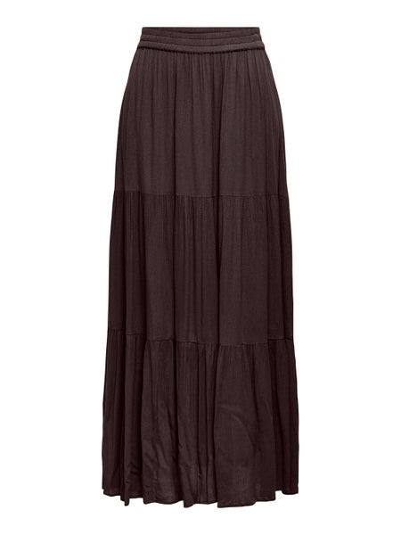 ONLMikka Long Skirt, Black Coffee