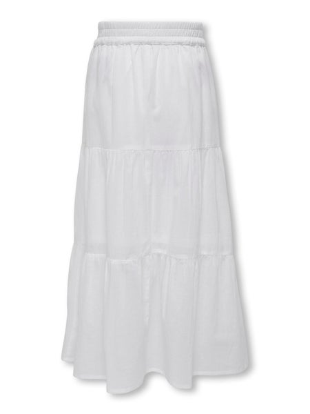 KOGMalene Long Skirt, Cloud Dancer