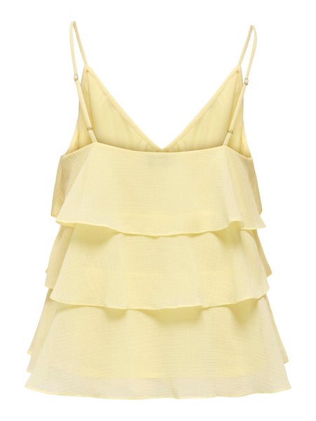 ONLLinn Life Flounce Singlet, Double Cream