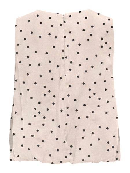 ONLAris Life Sl Balloon Top, Pumice Stone - Dot Point