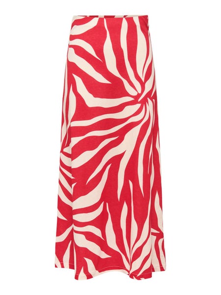 ONLChigo Sakura Long Skirt, Barbados Cherry - Flower