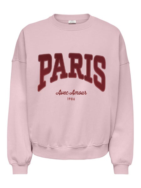 JDYMesa Life Emb Sweat, Chalk Pink