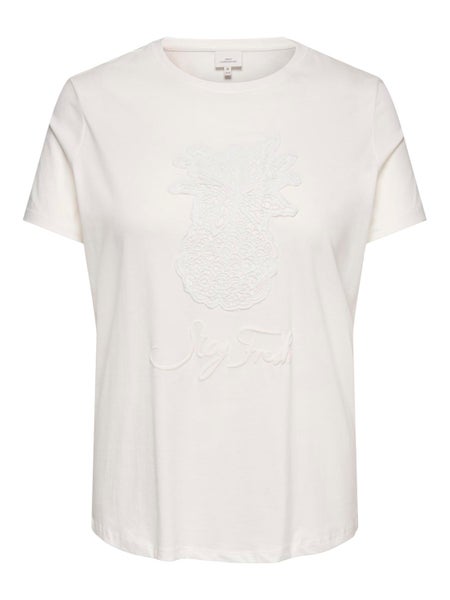 CARFresh Tee, Cloud Dancer - Pineapple