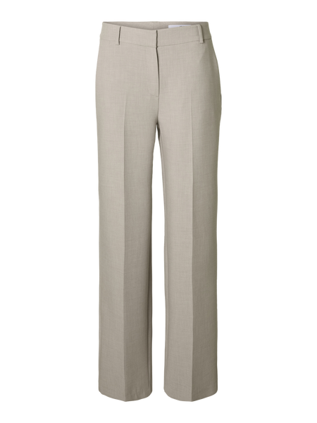 SLWRita Mw Wide Pant, Island Fossil - Melange