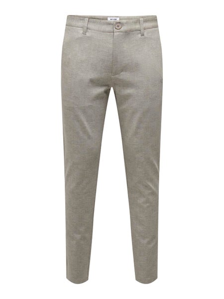 ONSMark Slim Check 020919 Pant, Chinchilla
