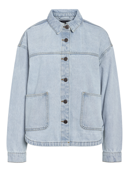 NMKettie Denim Jcket Vi558Lb, Light Blue Denim