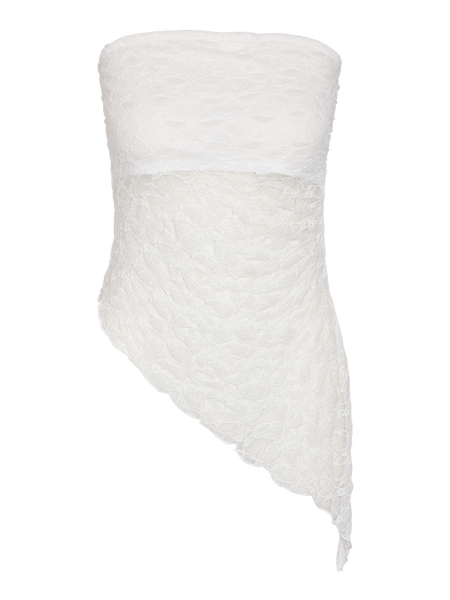 NMLacey Bandeau Top, Cloud Dancer