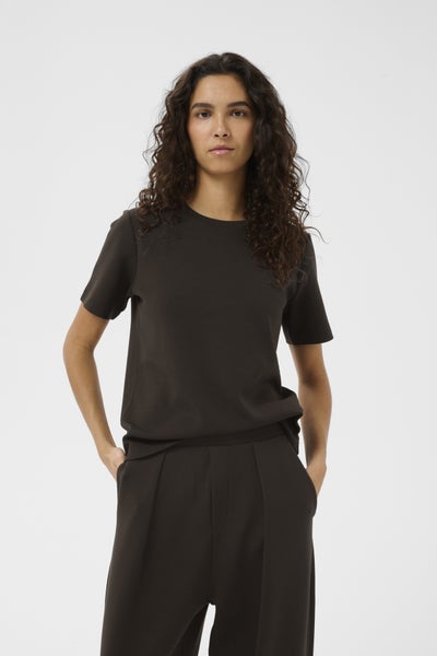Vincentiw Karmen T-shirt, Chocolate Brown