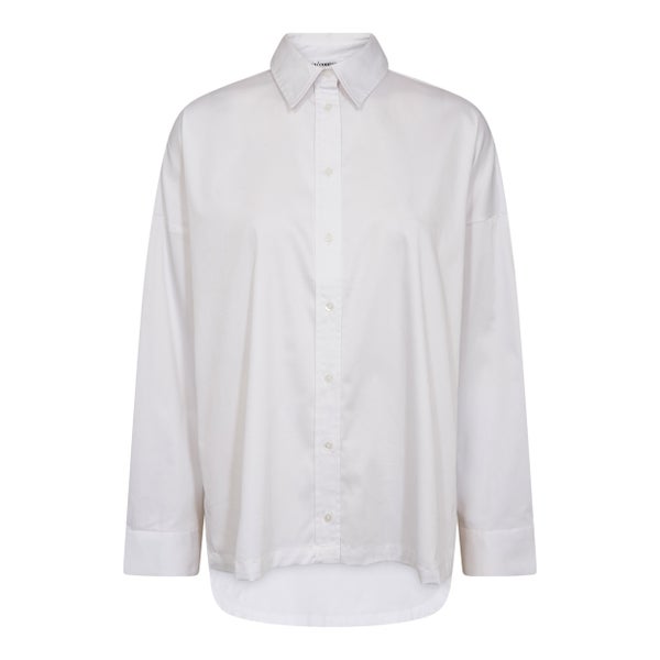 DaliaCC Oversize Slit Shirt, White