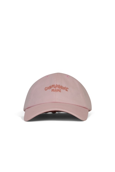 Champagne Mami Dad Cap, Pink