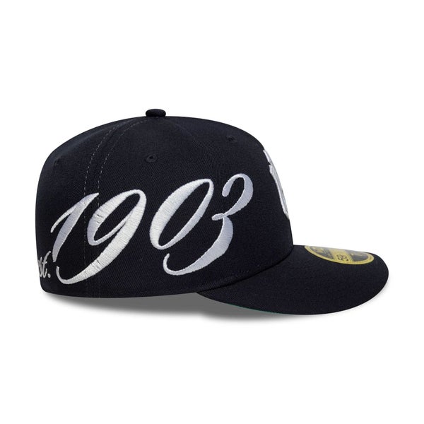 59FIFTY Fitted Cap, New York Yankees MLB Est Script Navy