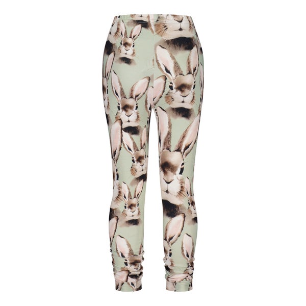 Bunny Leggings, Soft Green
