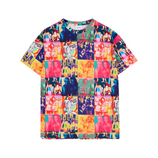 Nylon Oversized T-Shirt, Multicolor