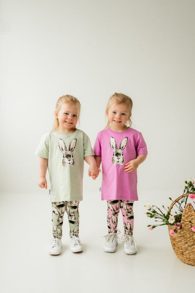 Bunny Placement T-shirt,  Candy