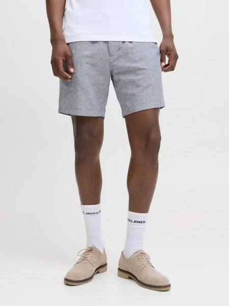 JPSTace Summer Linen Blend Short, Faded Denim