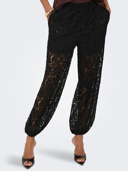 JDYJulia Lace Balloon Pant, Black