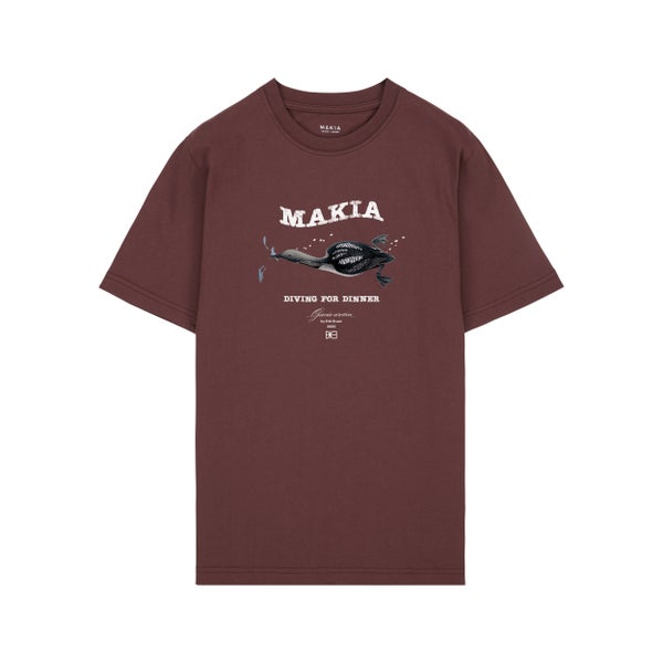Loon T-Shirt, Chocolate
