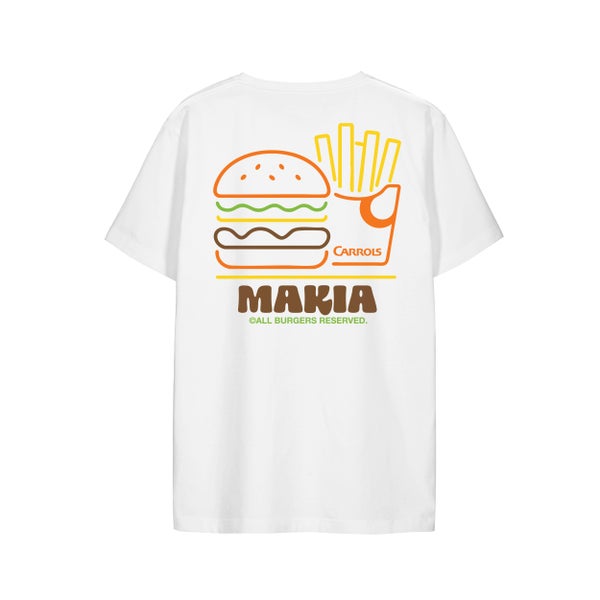 Burger T-Shirt, White
