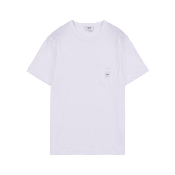 Square Pocket T-Shirt, White