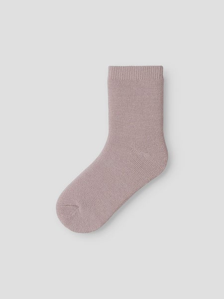NMFWaksi Wo/Bl Terry Sock, Shadow Gray