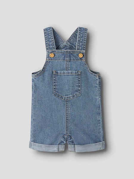 NBMLou Denim Shorts Overall 3400, Medium Blue Denim