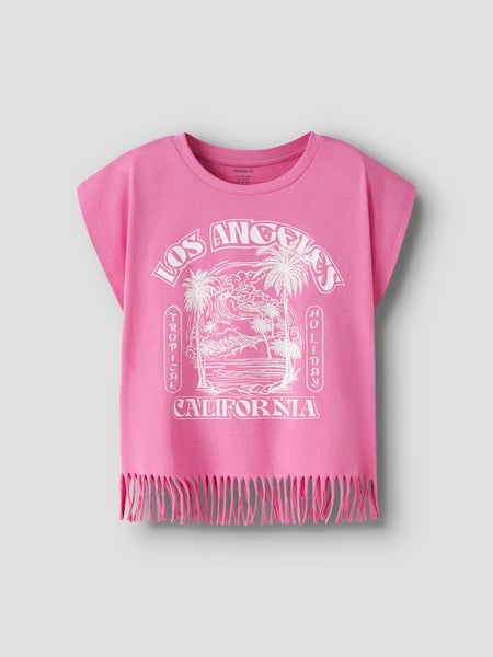 NKFValone Capsleeve Short Top, Strawberry Moon - California