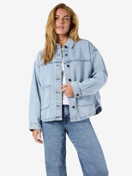 NMKettie Denim Jcket Vi558Lb, Light Blue Denim