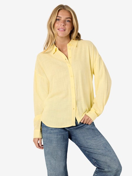 NMLeilani Loose Shirt, French Vanilla