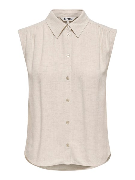 ONLSiesta Linen Bl Shirt, Moonbeam