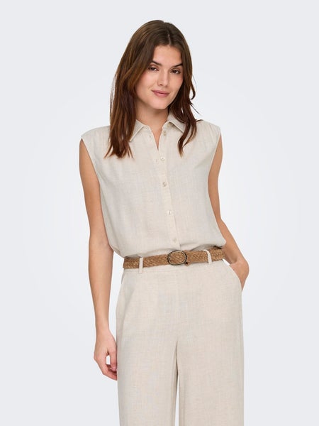 ONLSiesta Linen Bl Shirt, Moonbeam